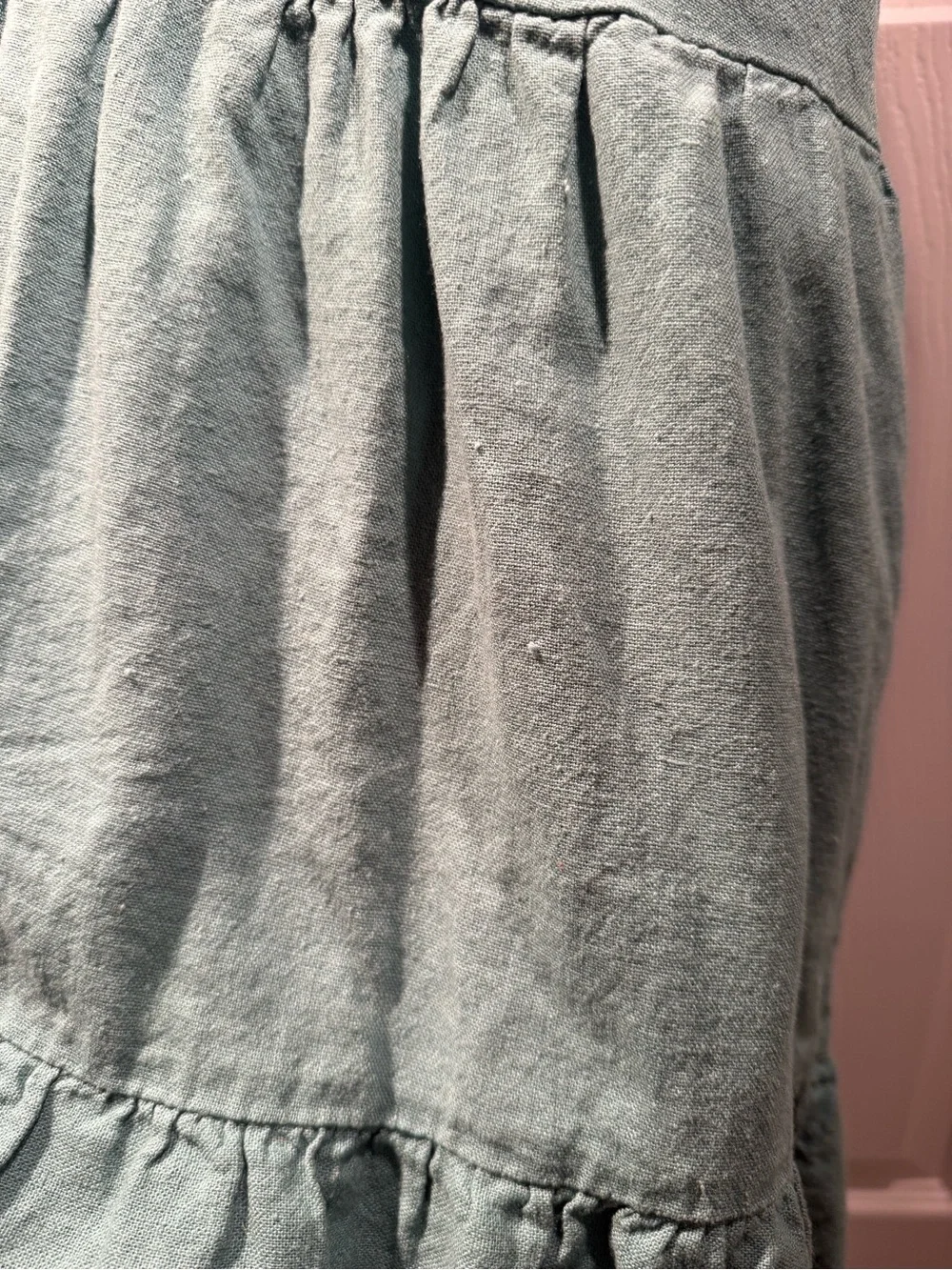 Universal Thread V-Neck Tiered dress — Seafoam - Picture 3 of 4